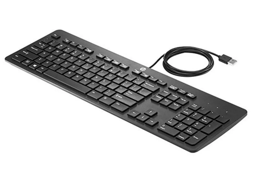 TECLADO HP SLIM STYLE ALAMBRICO NEGRO (DESEMSAMBLE), vista 2